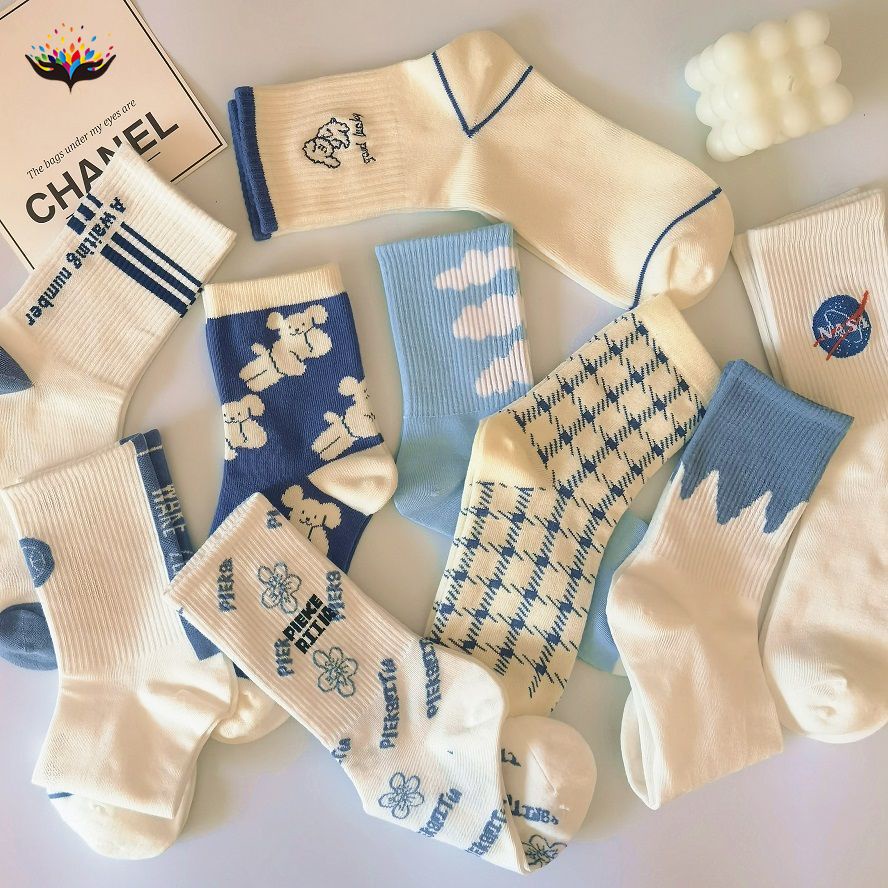 Đôi Vớ Thể Thao In Chữ Nasa Thời Trang OY