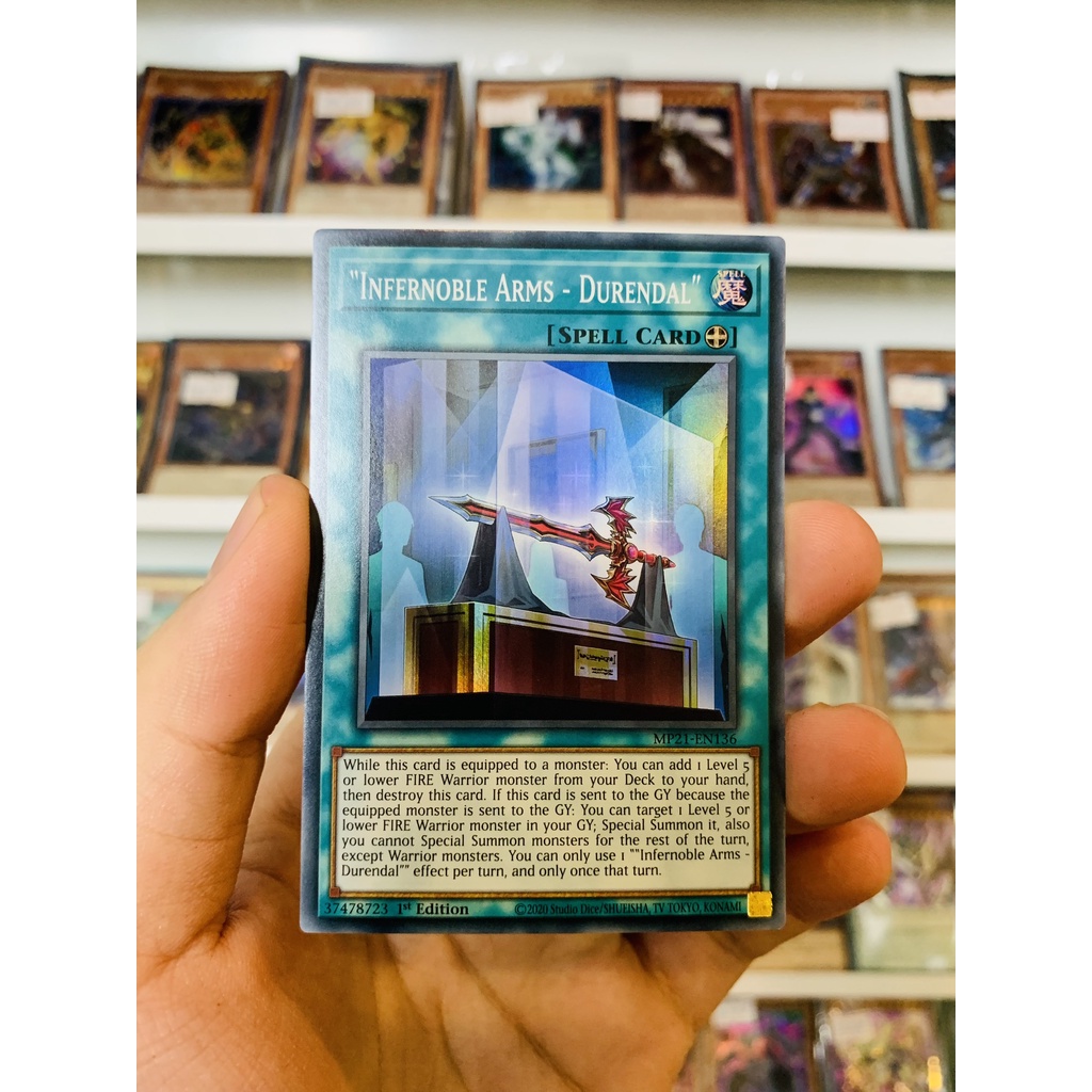Thẻ Bài Lẻ YugiOh! Mã MP21-EN136 - "Infernoble Arms - Durendal" - Super Rare - 1st Edition