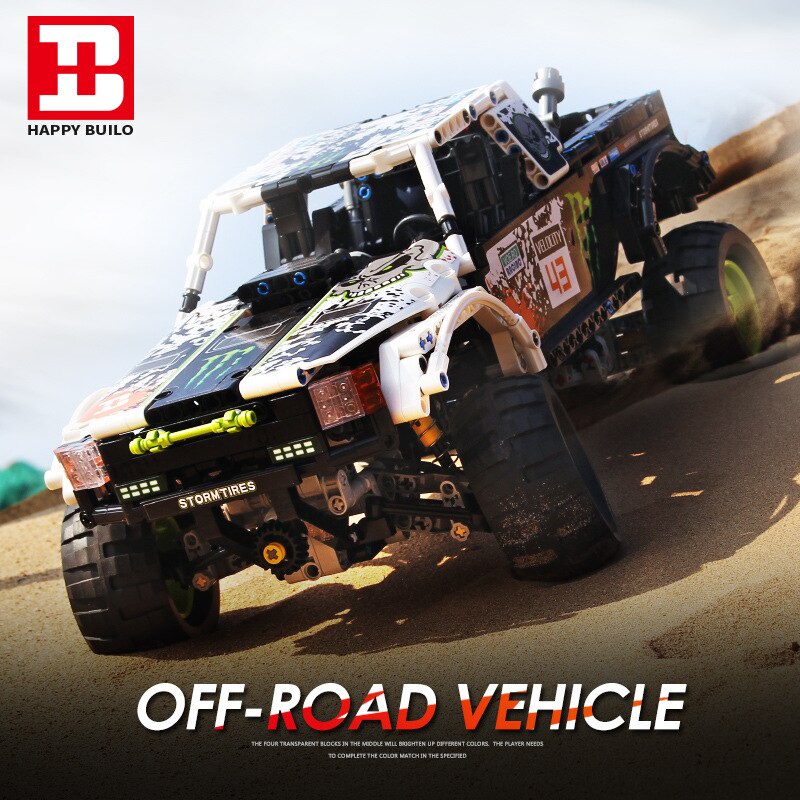 Lắp ghép Mô hình Claw Off-road Vehicle SUV RC Car XQ1211(không có điều khiển từ xa)