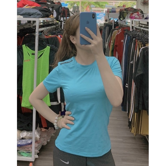 ÁO THUN THỂ THAO, TẬP GYM YOGA NỮ, CHẤT THUN LẠNH CO GIÃN, MỀM MỊN VÀ CỰC MÁT