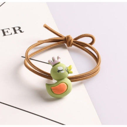 Thun Cột Tóc Con Zịt Vương Miệng Cho Bạn Gái