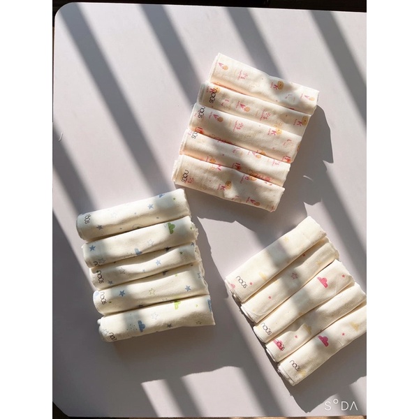 [sét 5 khăn sữa cho bé các mẫu