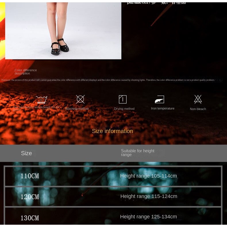 Spot Halloween quần áo trẻ em cô gái dài tay váy phù thủy Bạch Tuyết 100-160 thước Anh