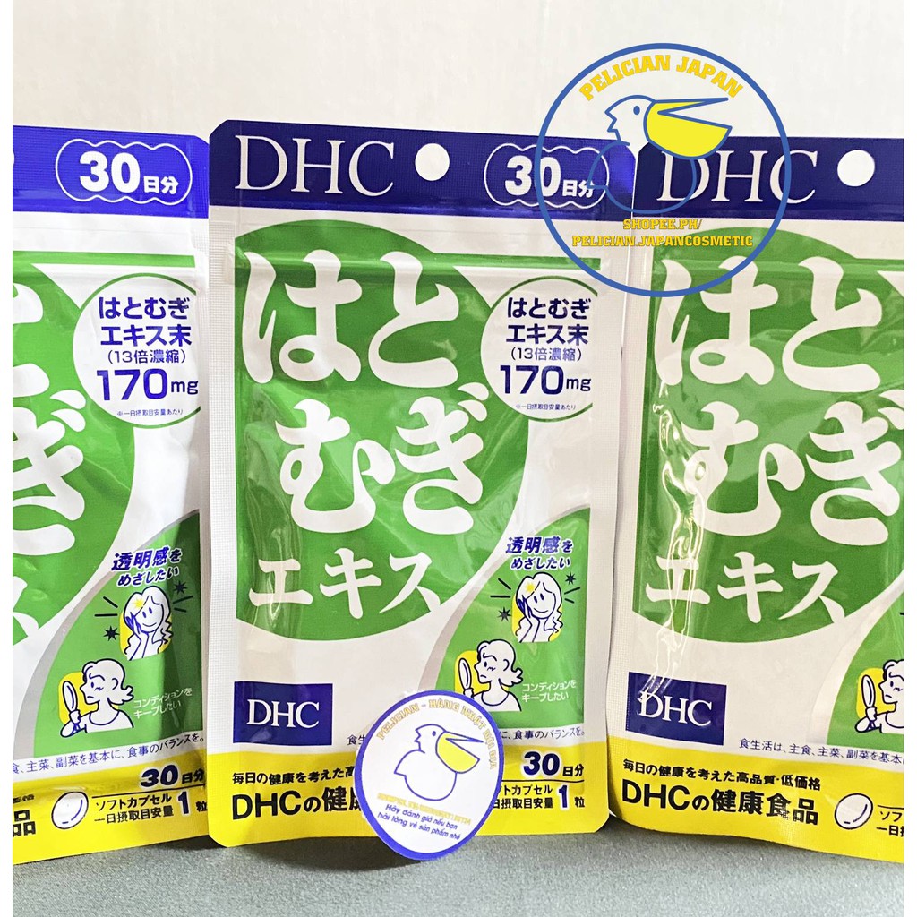 VIÊN UỐNG TRẮNG DA DHC  Adlay Extract