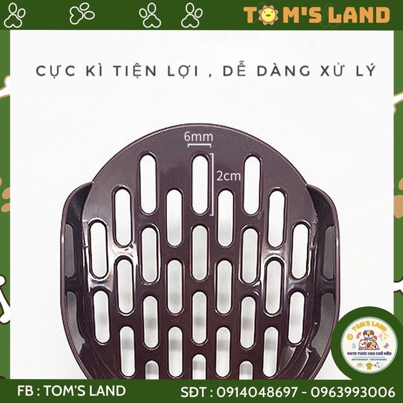 Xẻng xúc cát loại xịn cho chó mèo siêu đẹp, siêu bền