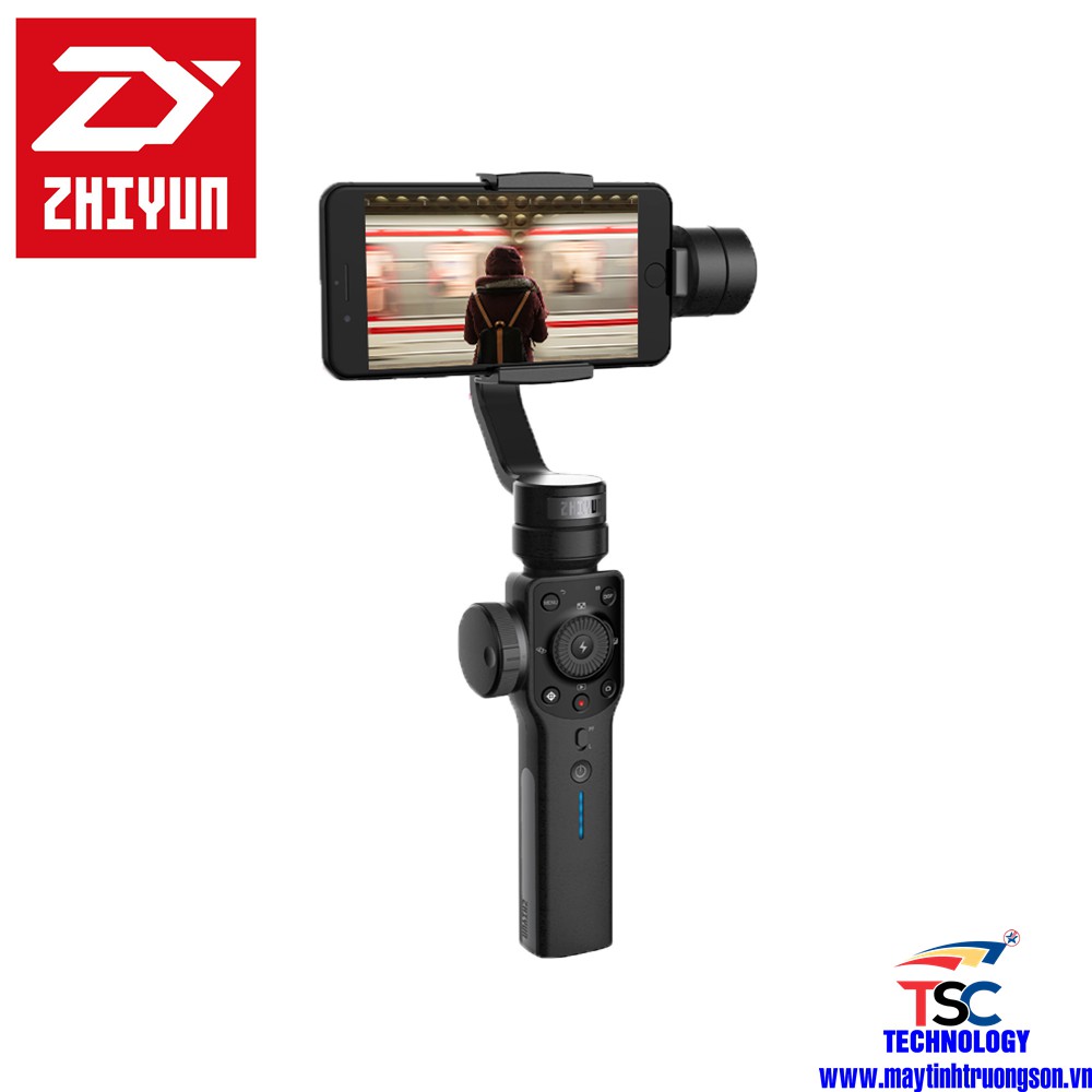 Gimbal Zhiyun Smooth 4 (Đen) - Tay Cầm Chống Rung Cho Điện Thoại Mới 100% Bản Quốc