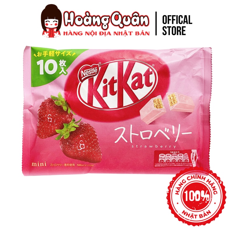 Kitkat Vị Dâu Tây 10 Miếng