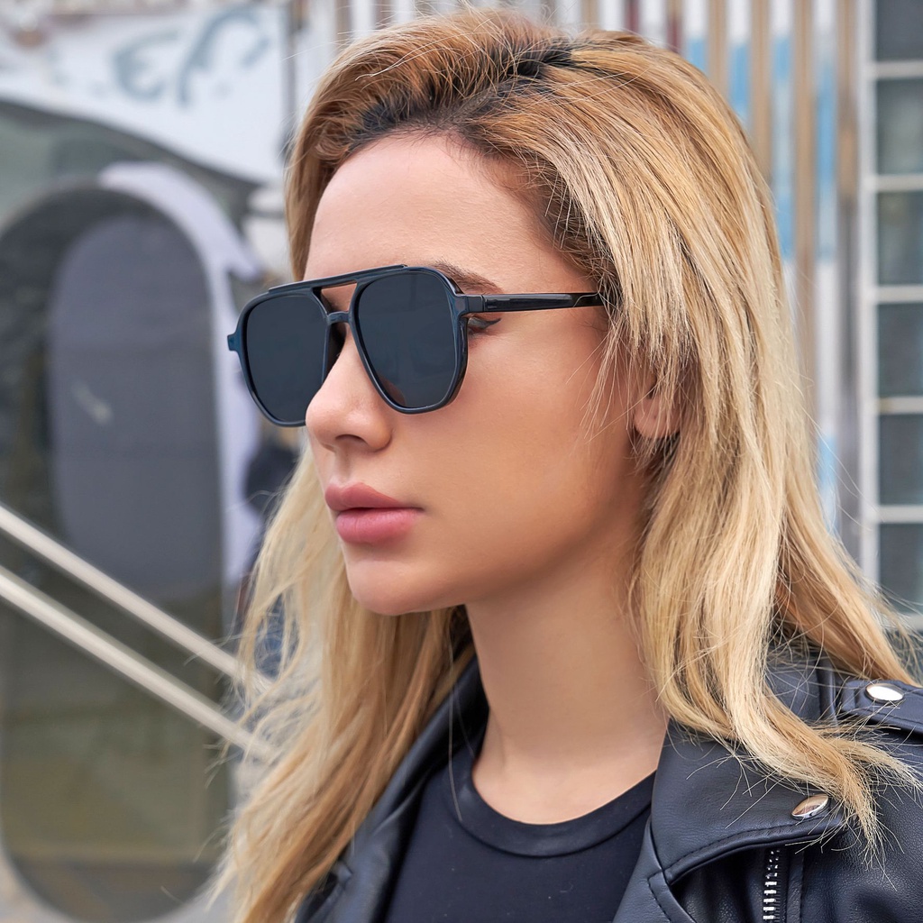 Kính Mát Tròng Hình Học Cho Nam Nữ