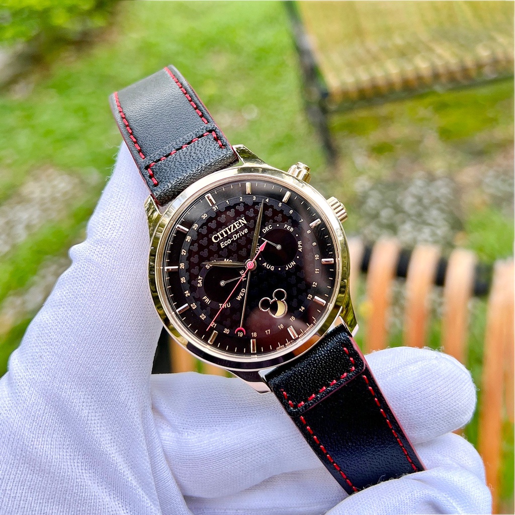 Đồng hồ nam Citizen Eco-Drive Moophase -  Ap1053-23w - Pin năng lượng - Kính Sapphire [ Chính hãng ]