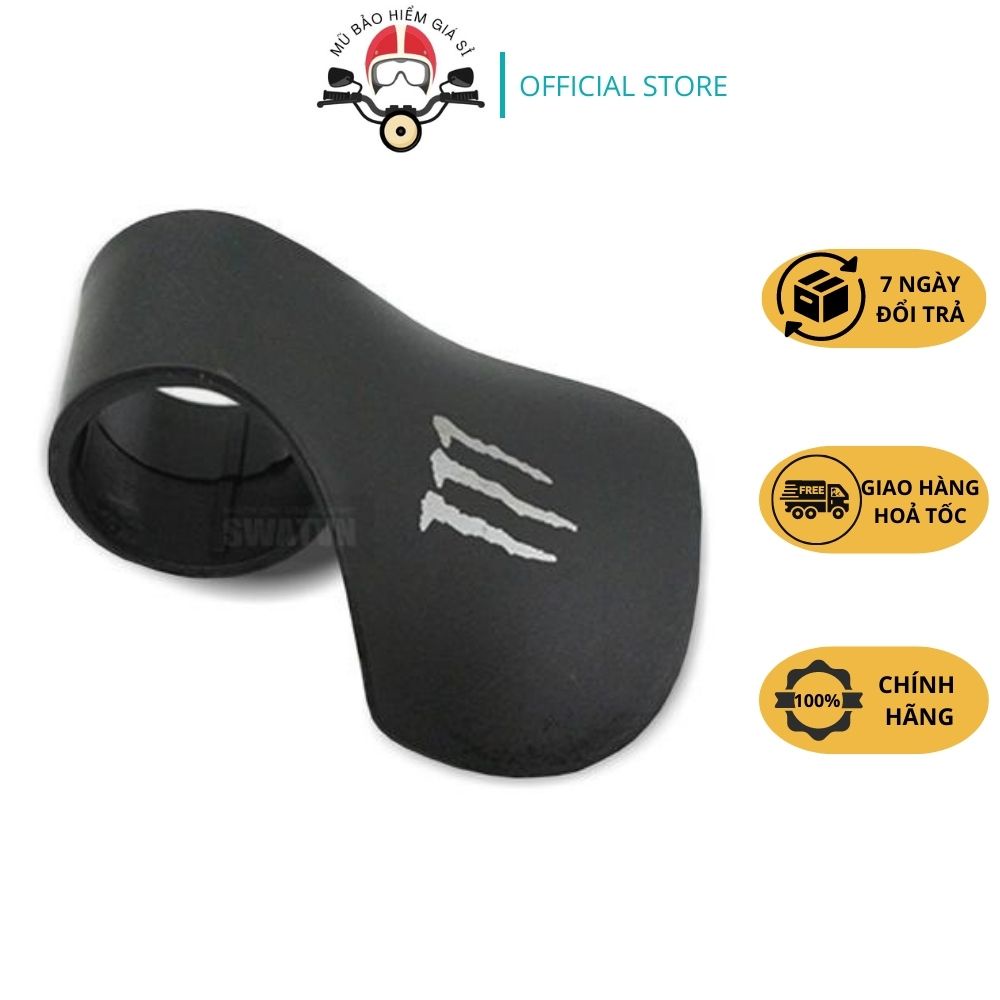 Trợ lực tay ga Xe Máy giúp cho các biker, tài xế chạy honda lên ga được nhẹ nhàng - đen monster