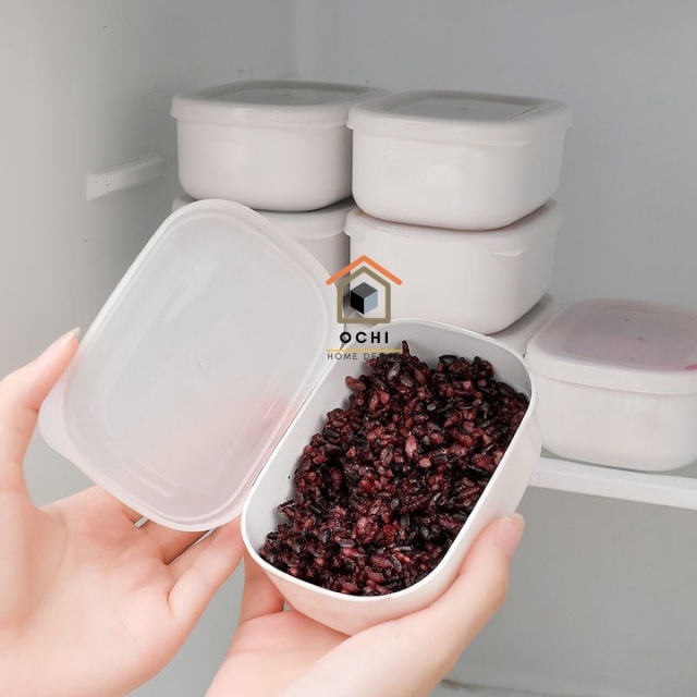 Hộp trữ đông, hộp nhựa thực phẩm, hộp cấp đông gạo lứt hộp đựng đồ ăn dặm ochihome