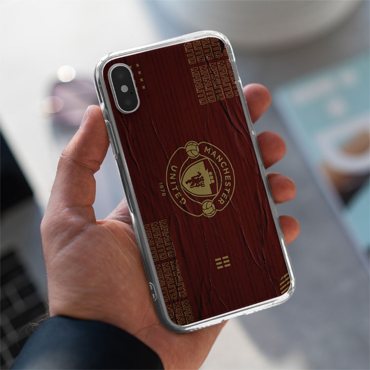 Ốp lưng logo Manchester United đẹp tuyệt vời cho Iphone 5 6 7 8 Plus 11 12 Pro Max X Xr FOO20210248