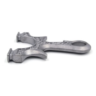 (Phôi mẫu cột – Chạc 8) Phôi inox 304 không gỉ đúc nguyên khối ná One Hit hoa văn – Mẫu #147