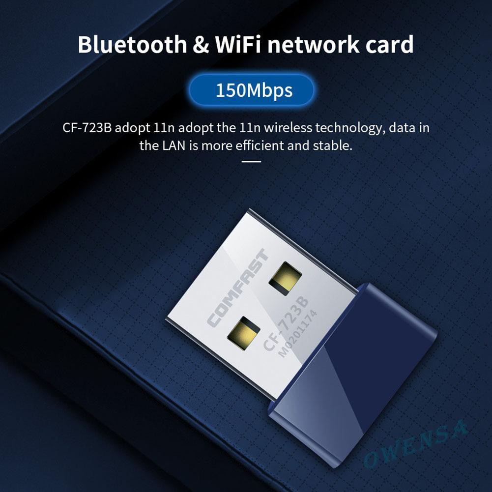 Usb Bluetooth Không Dây Comfast Cf-723B 2 Trong 1