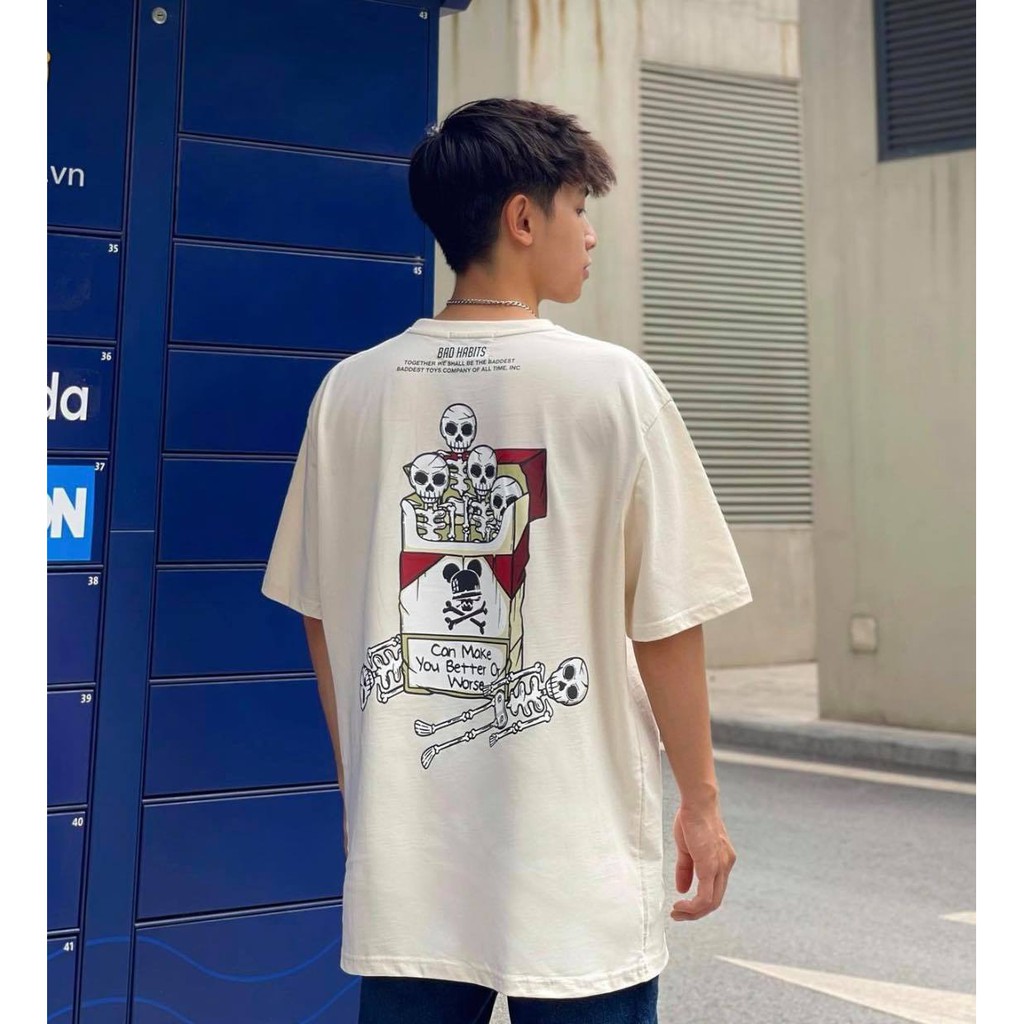 Áo thun BAD HABITS Tobacco unisex nam nữ