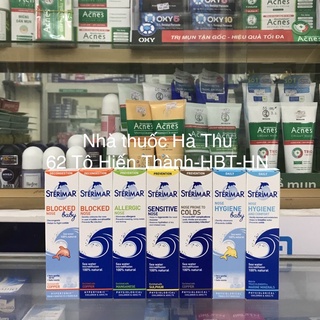 Xịt muối biển Sterimar làm sạch mũi các loại