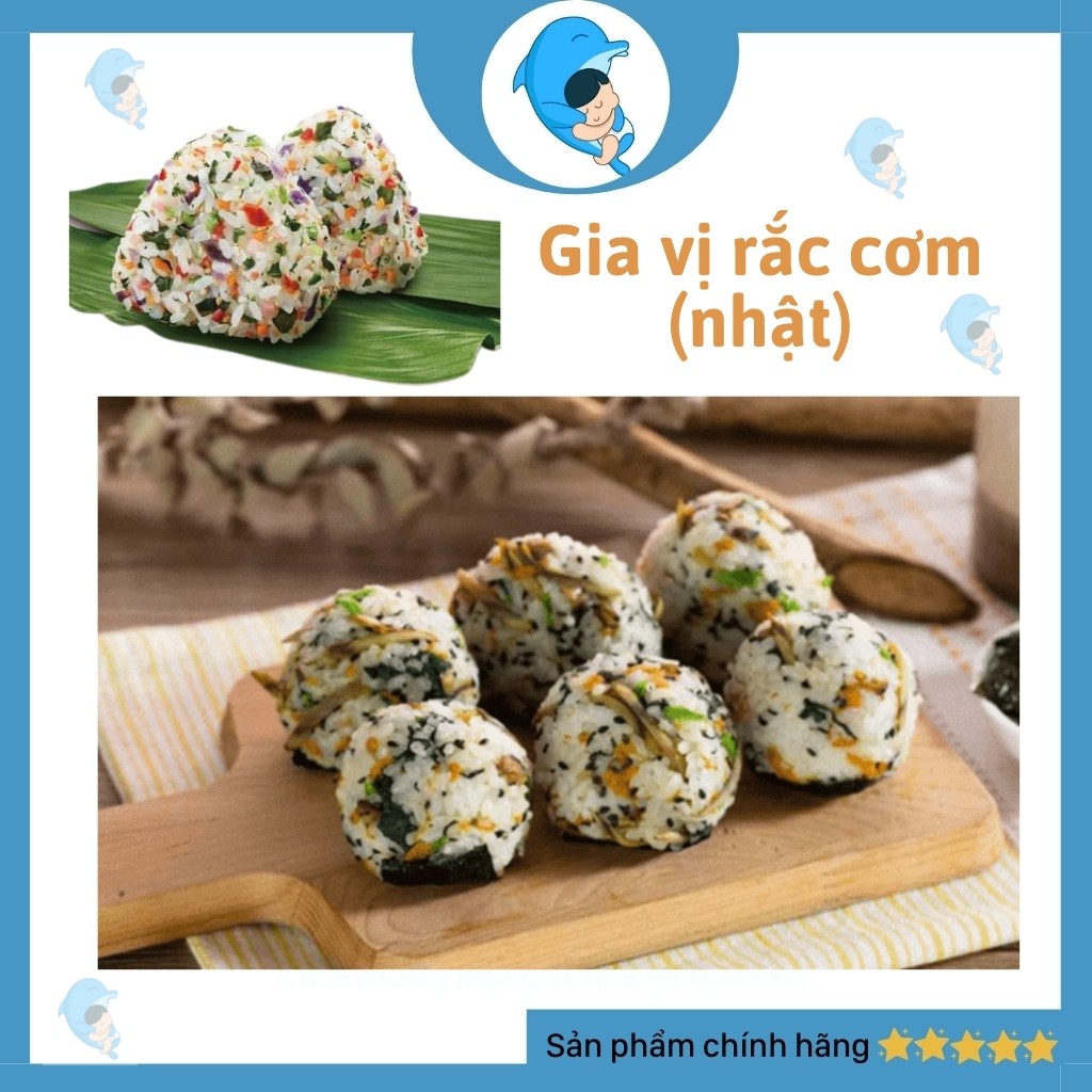 Gia Vị Rắc Cơm Cháo Nội Địa Nhật Cho Bé Ăn Dặm Thêm Thích Thú Gói 75gr