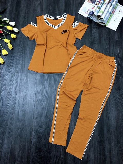 Bộ thun dẻo thái xinh, chất dày mềm mịn, mát