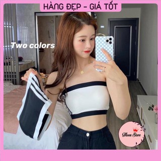 Áo Bra Nữ  Quây Không Dây Su Đúc Trơn Kẻ Sọc Thể Thao Hot Trend