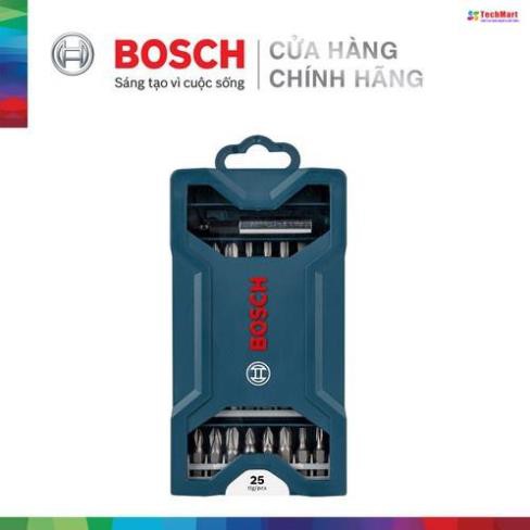 Bộ mũi tua vít đa năng Bosch 25 món (xanh dương)