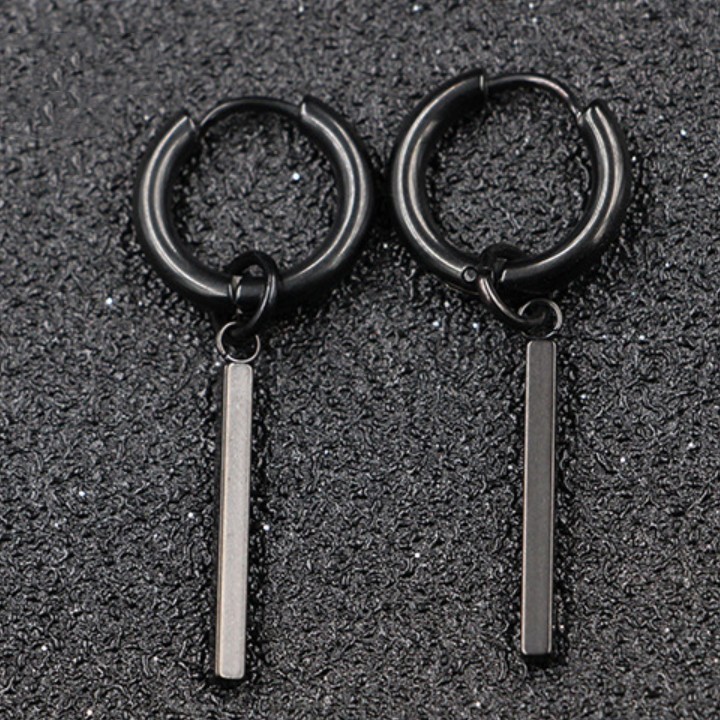 Bông Tai Nam Titan Không Đen TT 1417 - 1 cặp