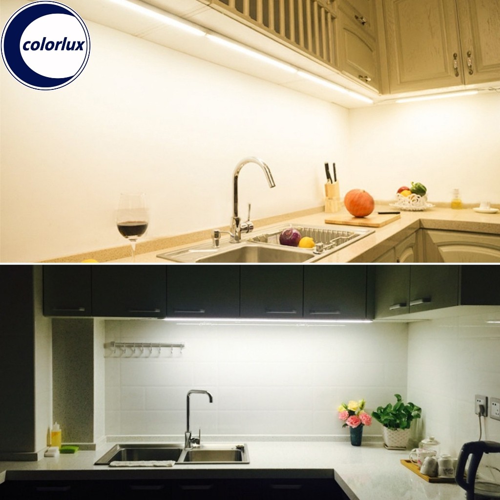 Combo 5 Đèn Tuýp LED Hắt Liền Máng Nhựa T5 COLORLUX 0,6M-1,2M Ánh Sáng Trắng- Vàng #Nhựa | BigBuy360 - bigbuy360.vn