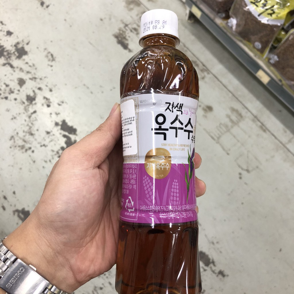 Nước Trà Râu Ngô ( Bắp )Hàn Quốc Woongjin 500ML