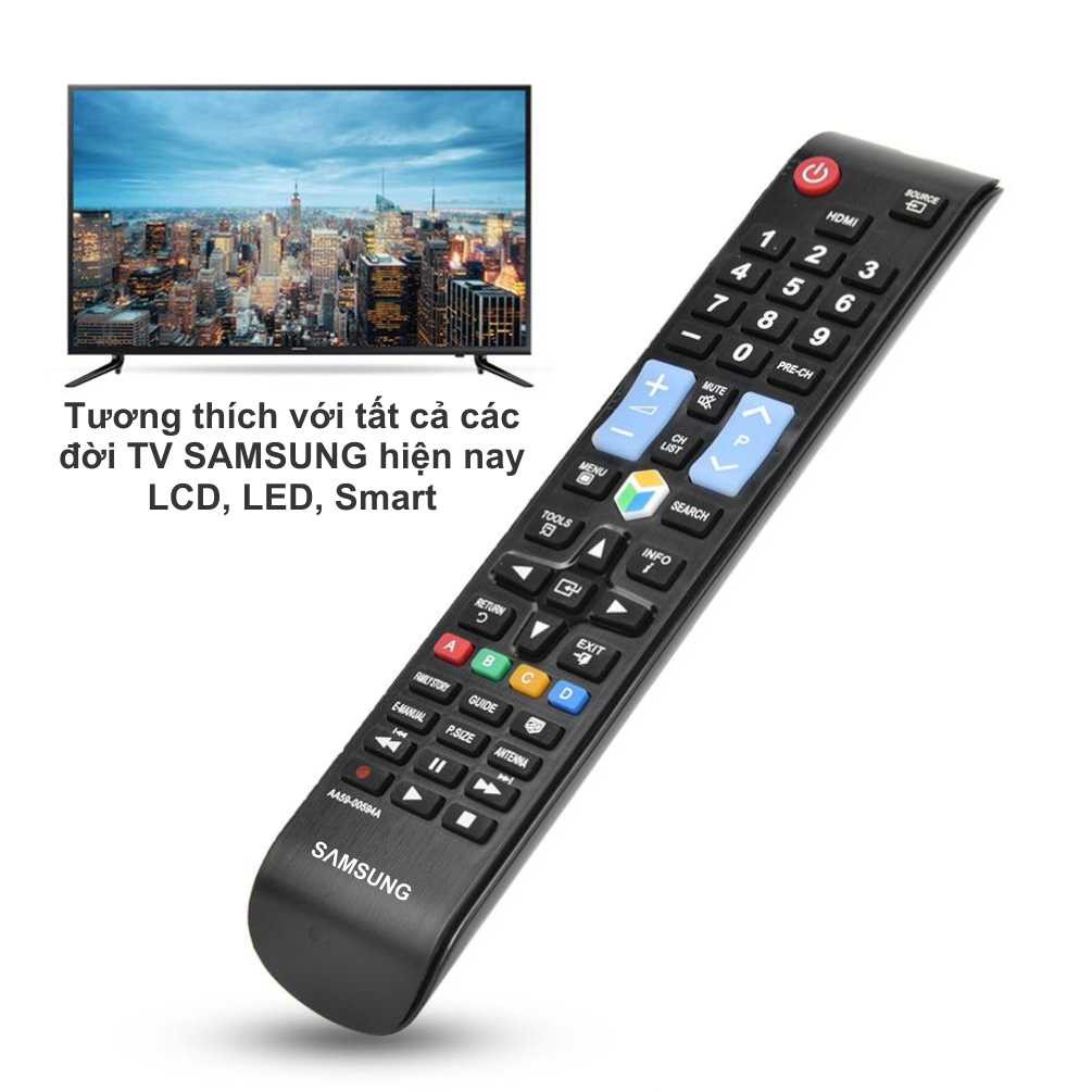 Remote (Điều khiển) TV Samsung Smart (Dài).