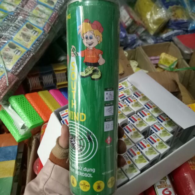 Xịt muỗi, côn trùng xanh