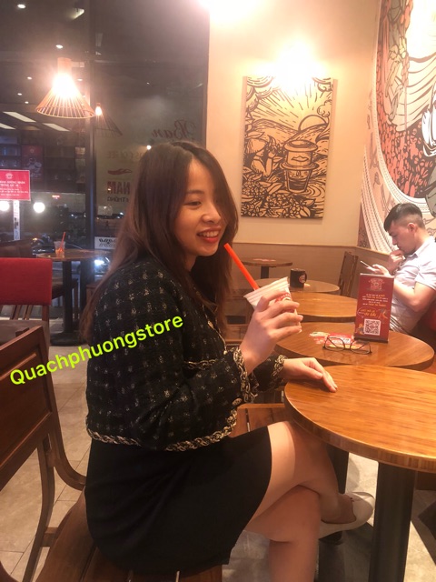 Áo khoác dạ Hàn Quốc áo dạ khoác tiểu thư sang chảnh AD7