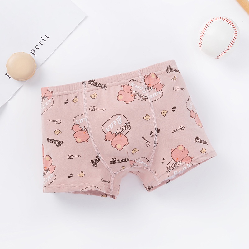 Quần Lót boxer Chất Liệu cotton Cao Cấp Thời Trang Dành Cho Bé Trai Từ 2-12 Tuổi