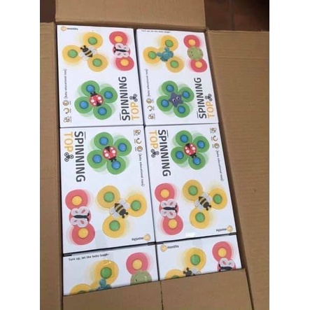 Con quay spinner hình côn trùng vui nhộn với chất liệu ABS an toàn với trẻ