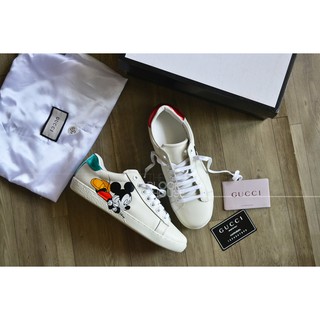 GIÀY GUCCCI x DSNEY ACE (gu chì x chuột mckey)