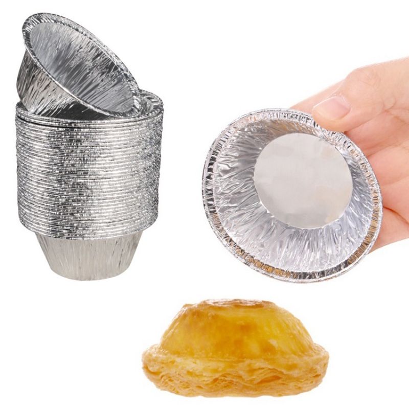 Khay bạc làm bánh,khay bạc nướng hàu 7,5cm