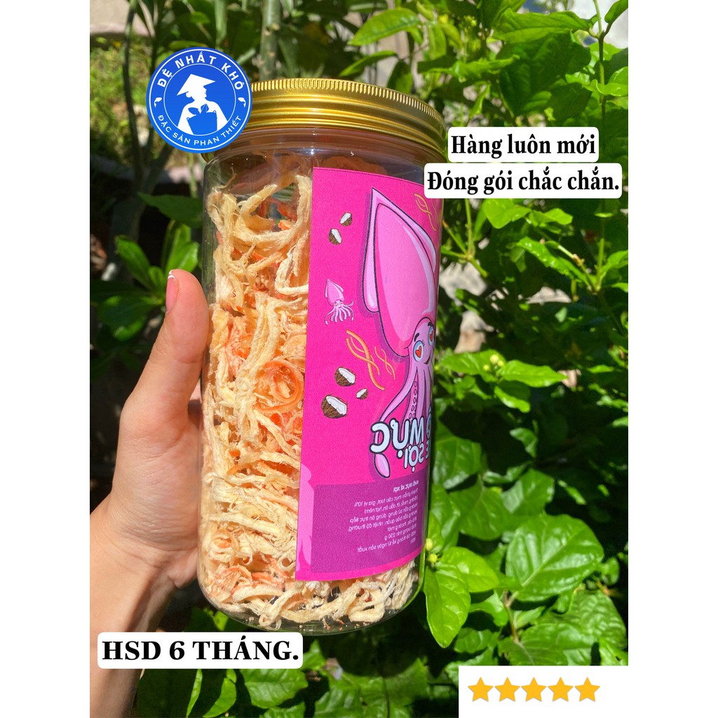 Mực Hấp Nước Dừa Xé Sợi 215g Đệ Nhất Khô, đồ ăn vặt vừa ngon vừa rẻ, Đặc Sản Phan Thiết | BigBuy360 - bigbuy360.vn