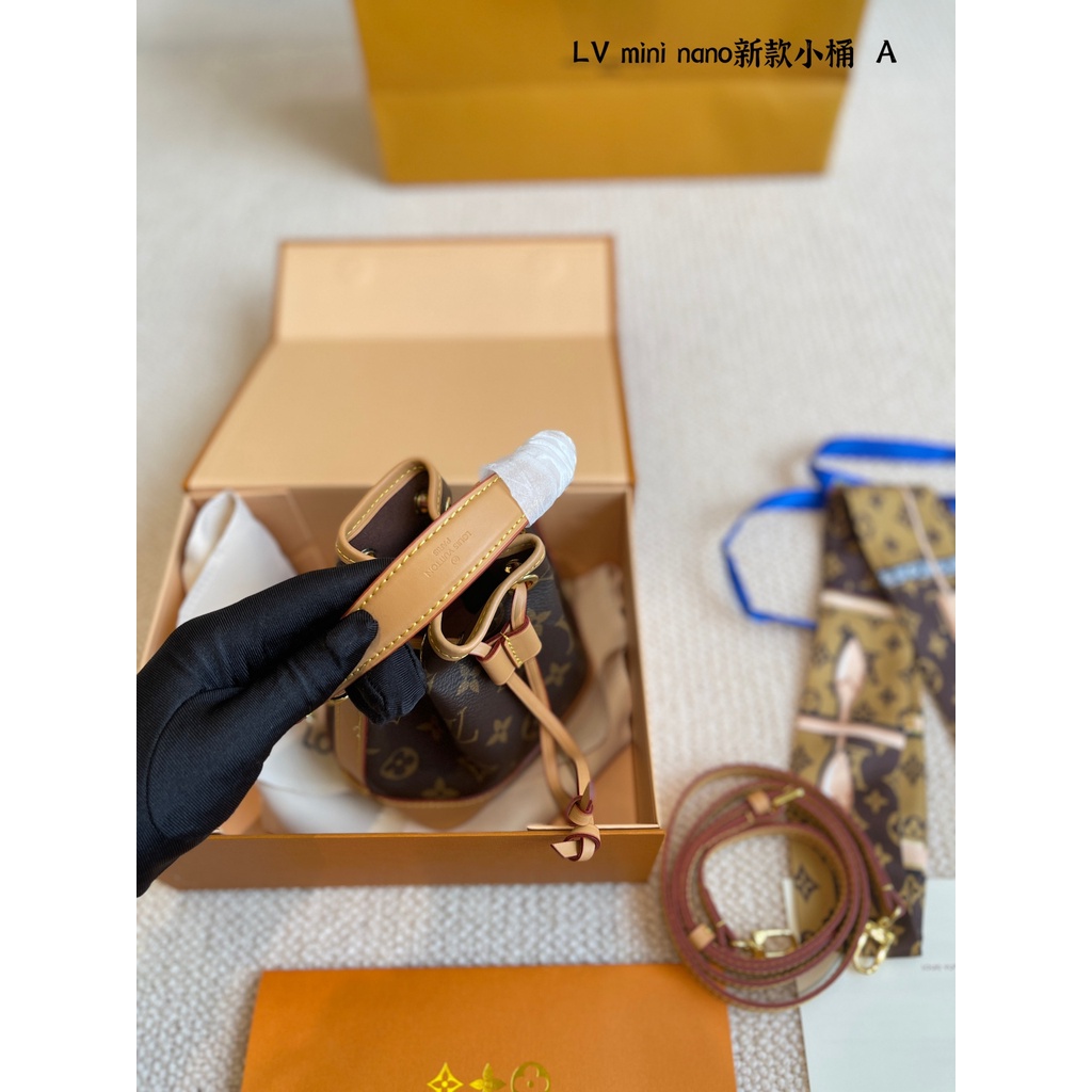 Túi xách nữ đeo vai da thật 𝑳𝒐𝒖𝒊𝒔 𝑽𝒖𝒊𝒕𝒕𝒐𝒏 LV dây rút kiểu mới, sành điệu,cá tính