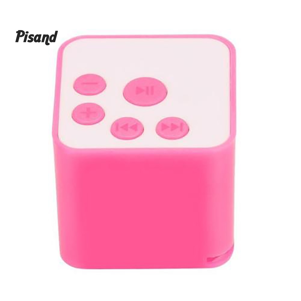 pu Portable Cubic Outdoor Stereo Mini Speaker TF Card FM Radio Music MP3 Player