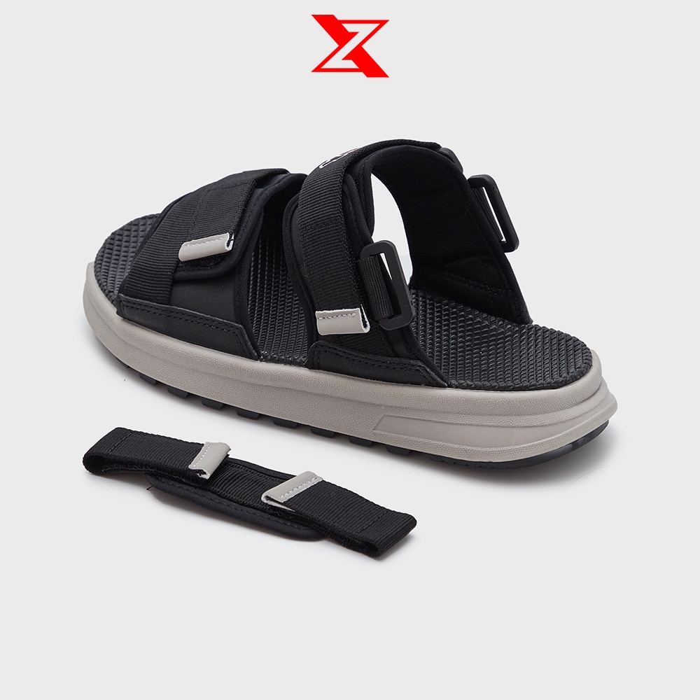 Sandal ZX Meta 2822 Streetwear quai dán All Grey & Black Grey