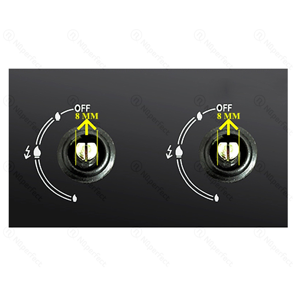 Combo 2 Núm  thép bền cốt xéo/cốt thẳng 8mm bếp gas âm Sunhouse SHB8836, Sunhouse SHB-8836