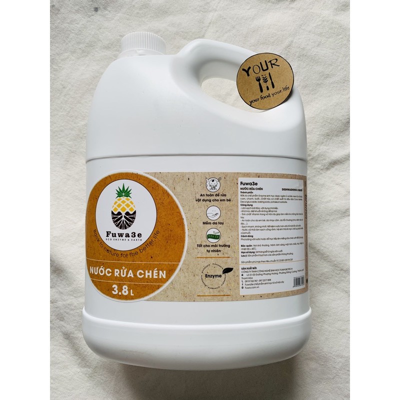 NƯỚC RỬA CHÉN SINH HỌC FUWA3e 3.8lit