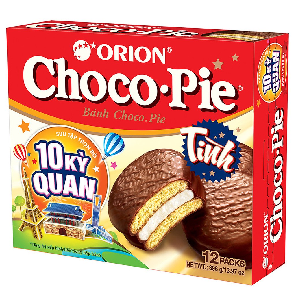 Bánh Chocopie Orion Hộp 12 Cái