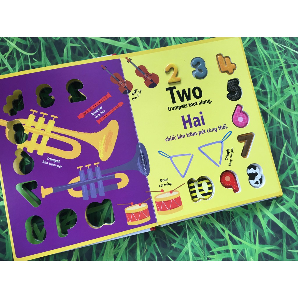 Sách - Tập Đếm Muôn Màu - Con Số, Con số ở Khắp Mọi Nơi (A Colourful Book Of Counting - Chữ nổi ) | BigBuy360 - bigbuy360.vn