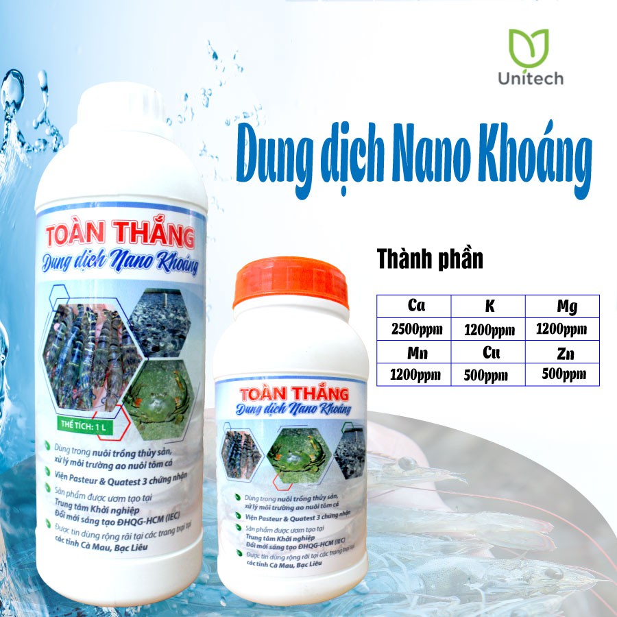 Dung dịch Nano khoáng thủy sản Toàn Thắng