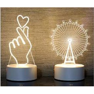 Đèn Ngủ 3D Led Nhiều Mẫu Hình (GIAO MẪU NGẪU NHIÊN)
