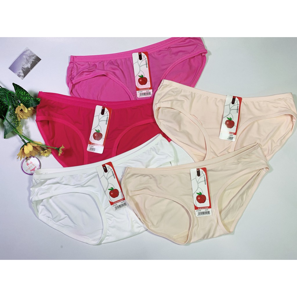 Set 10 quần lót nữ cotton 9310 thấm hút tốt mồ hôi size&lt;55kg