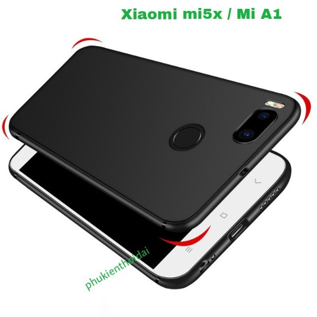 Xiaomi Mi 5x / Mi A1 ốp lưng dẻo TPU màu siêu mỏng mịn ôm khít máy
