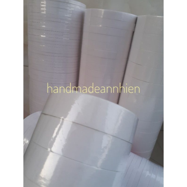 1 CUỘN BĂNG KEO 2 MẶT, NHIỀU SIZE - VĂN PHÒNG PHẨM