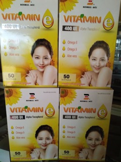 Vitamin E 400UI Benmax, lọ 50 viên
