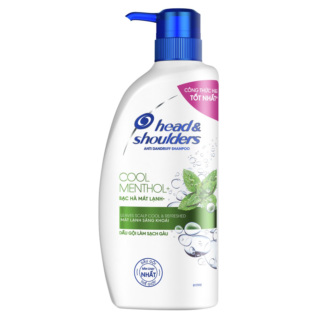 Dầu Gội HEAD &amp; SHOULDERS chai 625ml Bạc Hà/ Da Đầu Ngứa/ Ngăn Rụng Tóc/ Than Hoạt Tính