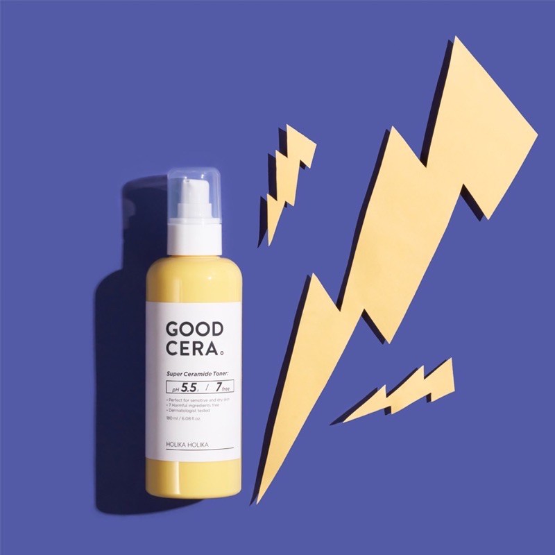 Nước Hoa Hồng Cân Bằng Dưỡng Ẩm Da Holika Holika Good Cera Super Ceramide Toner 180ml